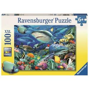 Shark Reef 100 Piece Jigsaw Puzzle by Ravensburger - 1