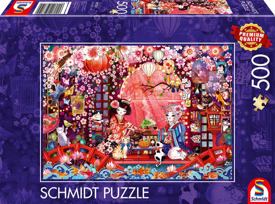 Japanese Tea Ceremony 500 Piece Jigsaw Puzzle by Schmidt Puzzle - 1