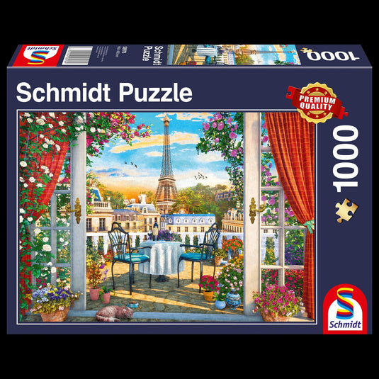 Terrace In Paris 1000 Piece Jigsaw Puzzle by Schmidt Puzzle - 1
