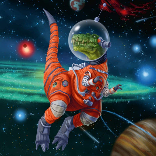 Dinosaurs in Space 3 x 49 Piece Jigsaw Puzzle by Ravensburger - 2