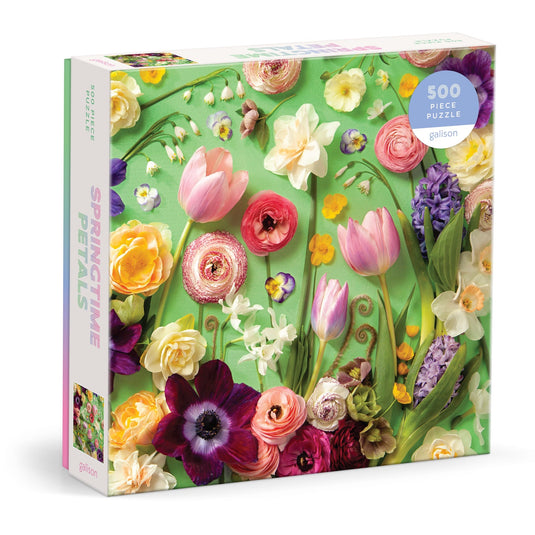 Springtime Petals 500 Piece Jigsaw Puzzle by Galison - 1