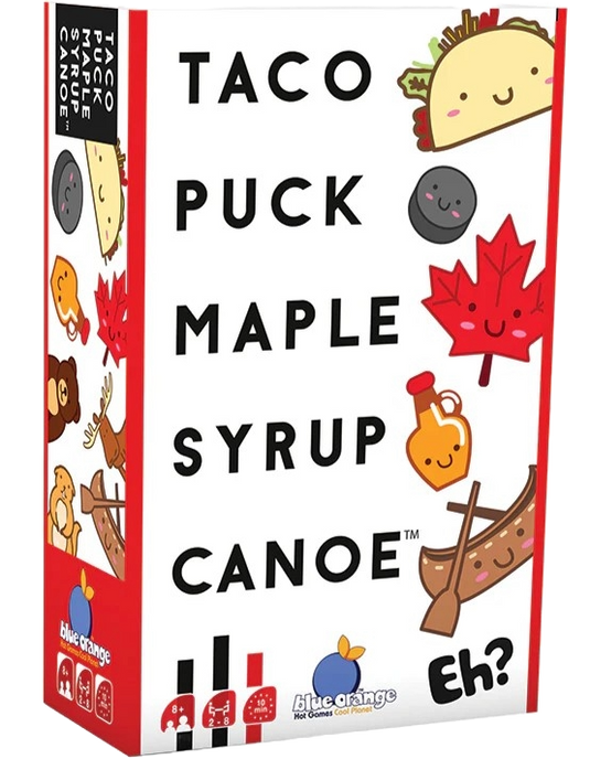 Taco Puck Maple Syrup Canoe Card Game by Blue Orange Games