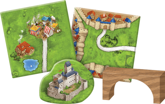 Carcassonne: Expansion #8 Bridges, Castles & Bazaars Board Game Expansion by Z-Man Games