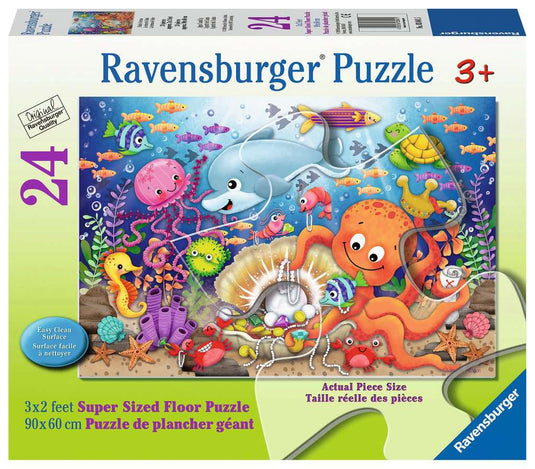 Fishie's Fortune 24 Piece Floor Puzzle by Ravensburger - 1