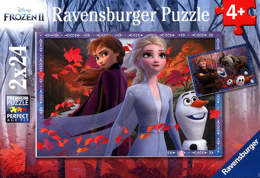 Frosty Adventures 2 x 24 Piece Jigsaw Puzzle by Ravensburger - 1