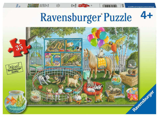 Pet Fair Fun 35 Piece Jigsaw Puzzle by Ravensburger - 1