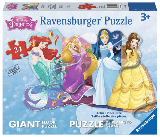 Pretty Princesses 24 Piece Shaped Floor Puzzle by Ravensburger - 1