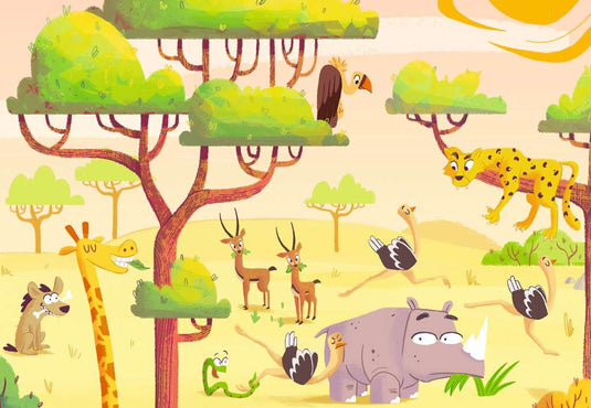 Puzzle & Play: Safari Time 2x24 Piece Puzzle by Ravensburger - 3