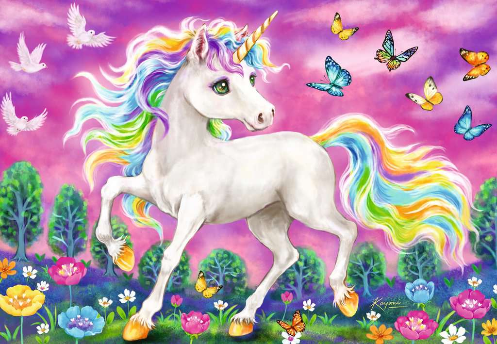 Unicorns & Pegasus 2x24 Piece Jigsaw Puzzle by Ravensburger