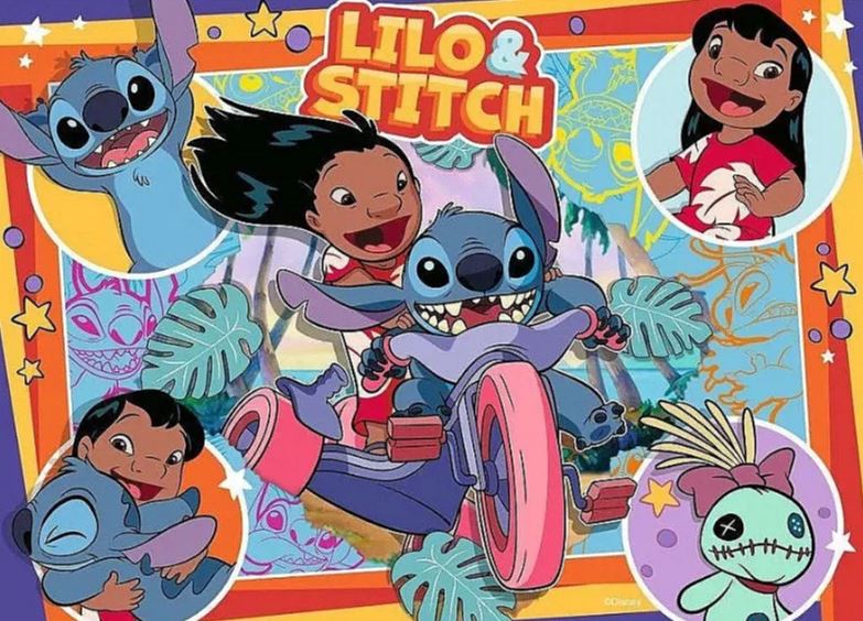 Stitch 4x100 Piece Jigsaw Puzzle by Ravensburger