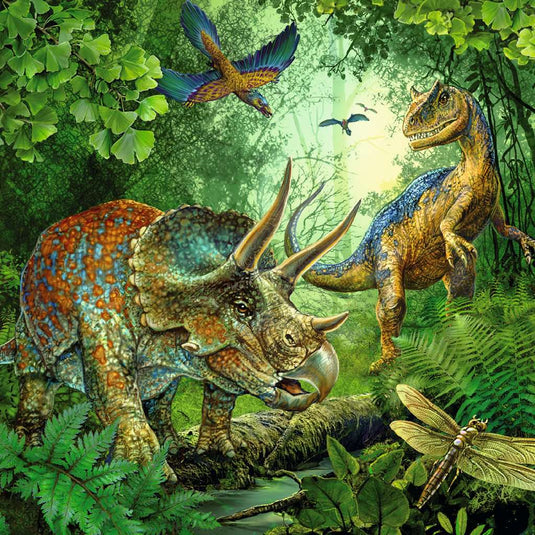 Dinosaur Fascination 3 x 49 Piece Jigsaw Puzzle by Ravensburger - 3