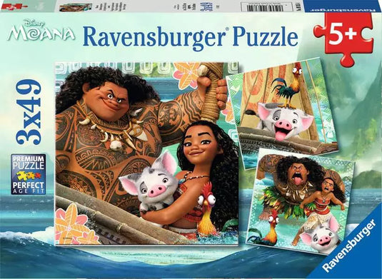 Born to Voyage 3 x 49 Piece Jigsaw Puzzle by Ravensburger - 1