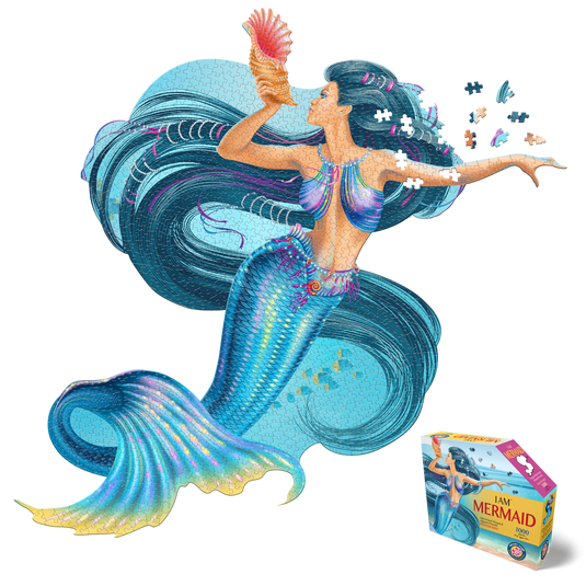 I Am Mermaid 1000 Piece Puzzle by Madd Capp Main Puzzle