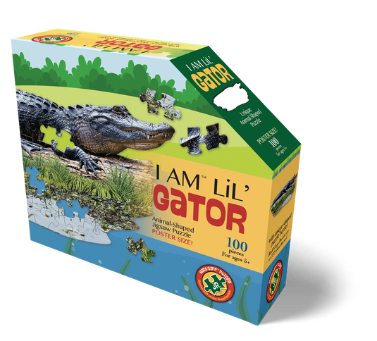 I Am Lil' Gator 100 Piece Puzzle by Madd Capp Box Front