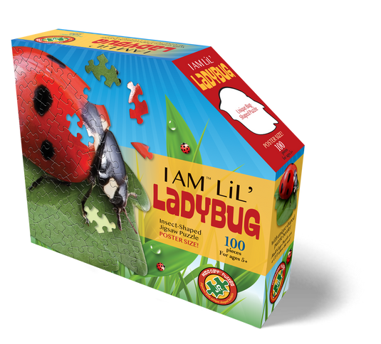 I Am Lil' Ladybug 100 Piece Puzzle by Madd Capp Box Front