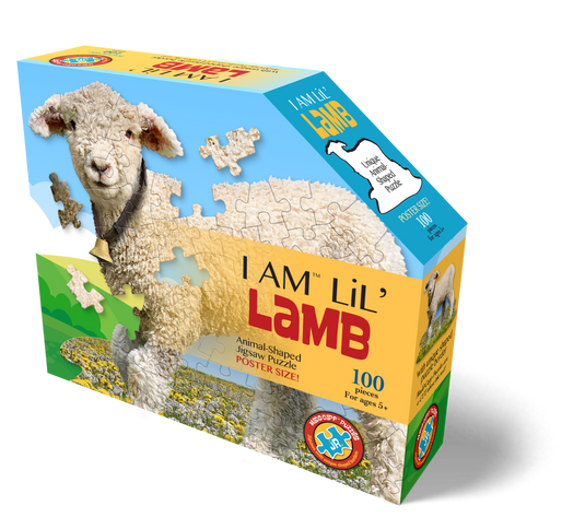 I Am Lil' Lamb 100 Piece Puzzle by Madd Capp Box Front