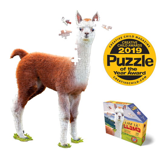 I Am Lil' Llama 100 Piece Puzzle by Madd Capp Main Puzzle