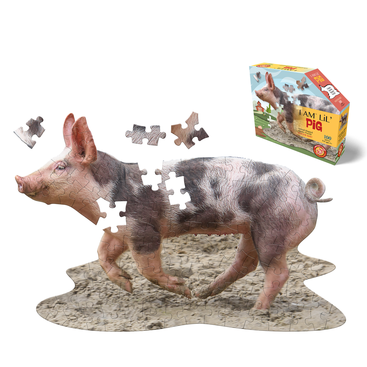 I Am Lil' Pig 100 Piece Puzzle by Madd Capp