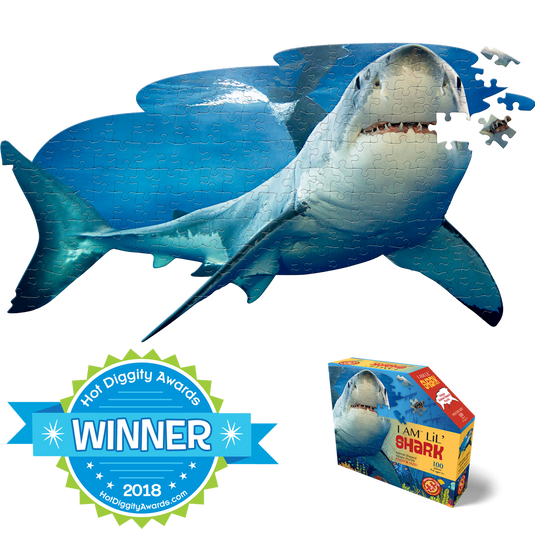 I Am Lil' Shark 100 Piece Puzzle by Madd Capp Main Puzzle