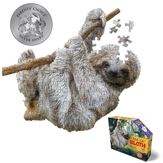 I Am Lil' Sloth 100 Piece Puzzle by Madd Capp Main Puzzle