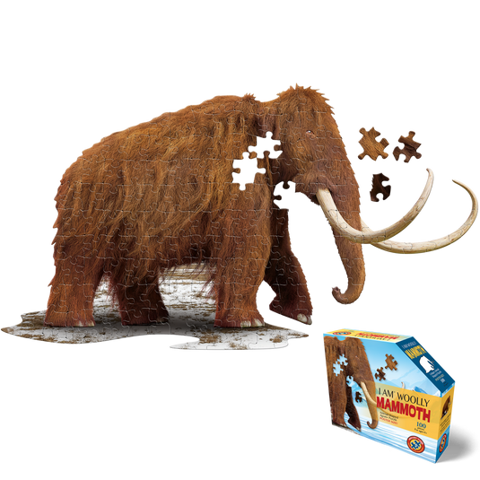 I Am Woolly Mammoth 100 Piece Puzzle by Madd Capp Main Puzzle
