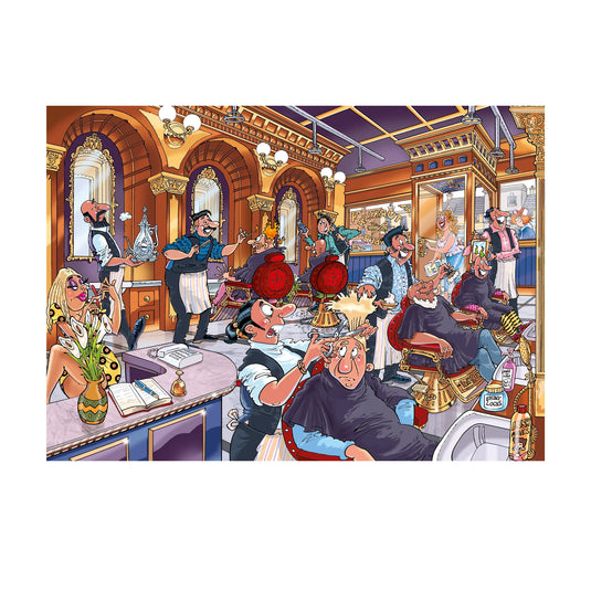 Wasgij Mystery #27: A Close Shave! 1000 Piece Jigsaw Puzzle by Jumbo