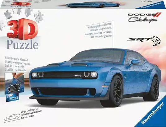 3D Dodge Challenger 108 Piece by Ravensburger