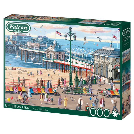 Brighton Pier 1000 Piece Jigsaw Puzzle by Falcon - 3