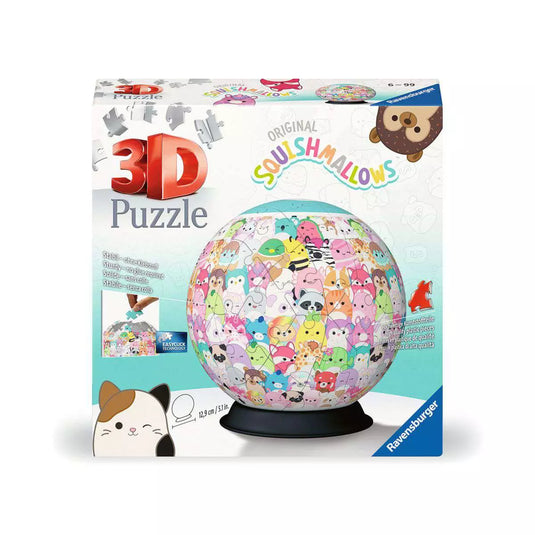 Squishmallows 3D Ball 72 Piece Jigsaw Puzzle by Ravensburger