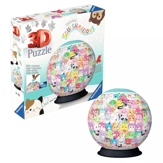 Squishmallows 3D Ball 72 Piece Jigsaw Puzzle by Ravensburger