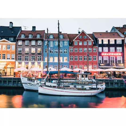 Copenhagen, Denmark 1000 Piece Jigsaw Puzzle by Ravensburger - 2