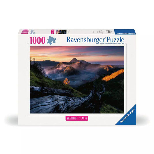 Beautiful Islands Mount Bromo 1000 Piece Jigsaw Puzzle by Ravensburger - 1