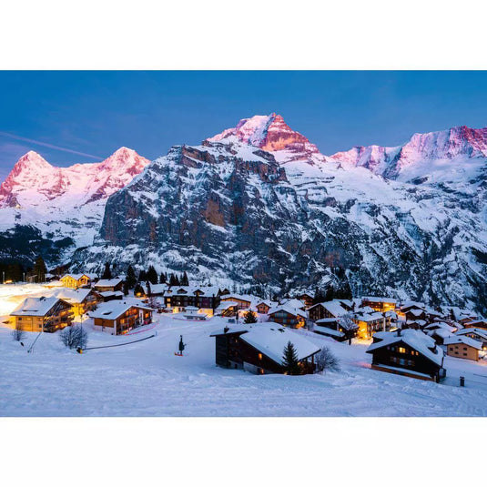 Bernese Oberland, Murren 1000 Piece Jigsaw Puzzle by Ravensburger - 2