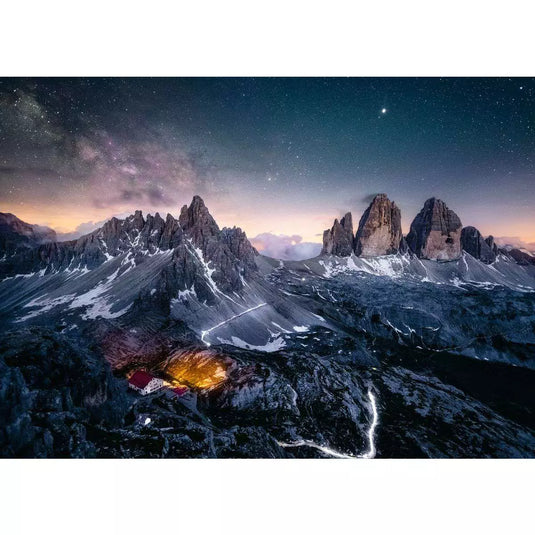 Three Peaks, Dolomites 1000 Piece Jigsaw Puzzle by Ravensburger - 2