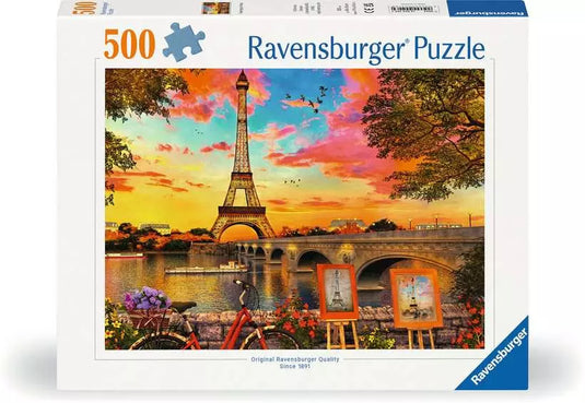 Evening in Paris 500 Piece Jigsaw Puzzle by Ravensburger - 1