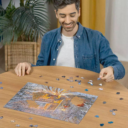 Magical Christmas Starline GITD 500 Piece Jigsaw Puzzle by Ravensburger
