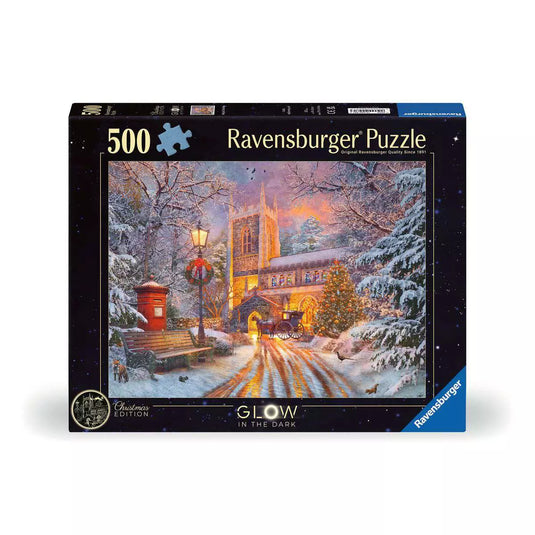 Magical Christmas Starline GITD 500 Piece Jigsaw Puzzle by Ravensburger