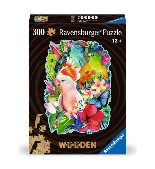 Exotic Birds 300 Piece Jigsaw Puzzle by Ravensburger - 2