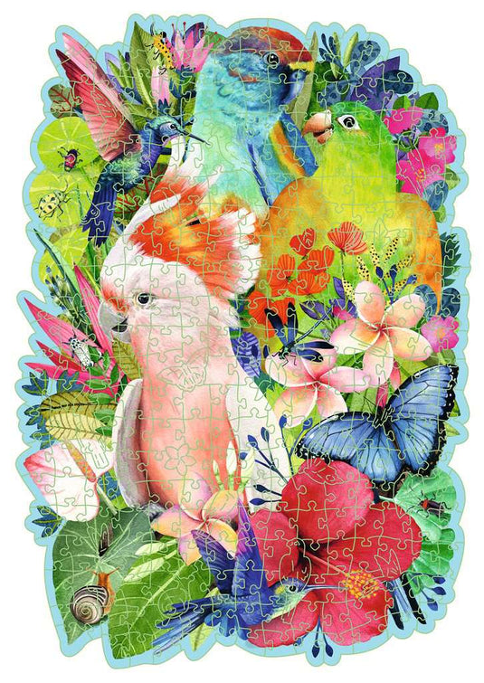 Exotic Birds 300 Piece Jigsaw Puzzle by Ravensburger - 1