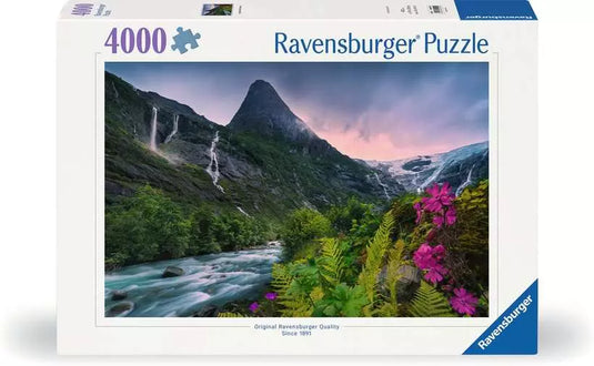 Stunning Mountain Vibes 4000 Piece Jigsaw Puzzle by Ravensburger - 1