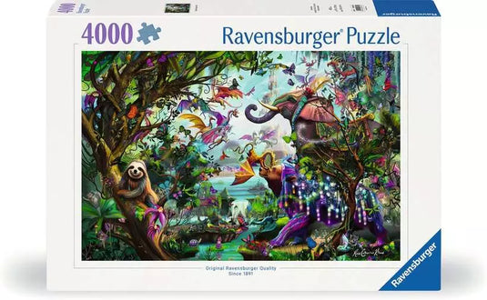 Tropical Dragons 4000 Piece Puzzle by Ravensburger - 1