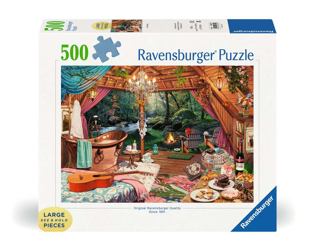 Cosy Glamping 500 Piece XL Jigsaw Puzzle by Ravensburger