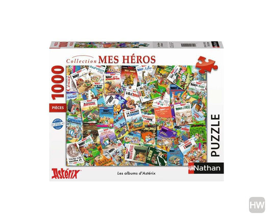 Les Albums d'Astérix 1000 Piece Jigsaw Puzzle by Nathan