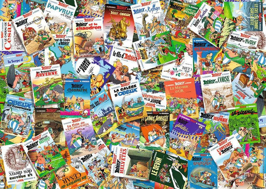 Les Albums d'Astérix 1000 Piece Jigsaw Puzzle by Nathan