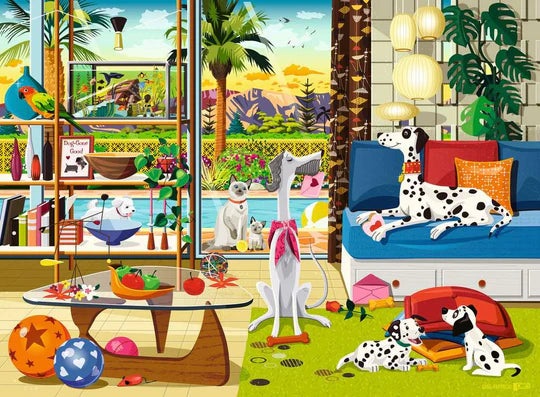 Pets of Palm Springs 500 Piece Jigsaw Puzzle by Ravensburger