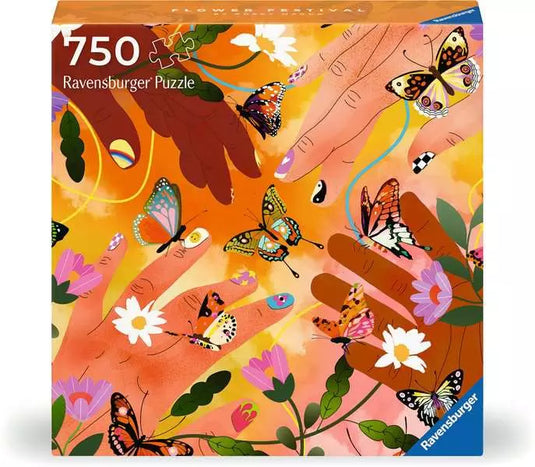 Art&Soul: Flower Festival 750 Piece Jigsaw Puzzle by Ravensburger - 1