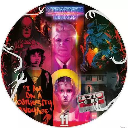 Stranger Things Round 500 Piece Jigsaw Puzzle by Ravensburger