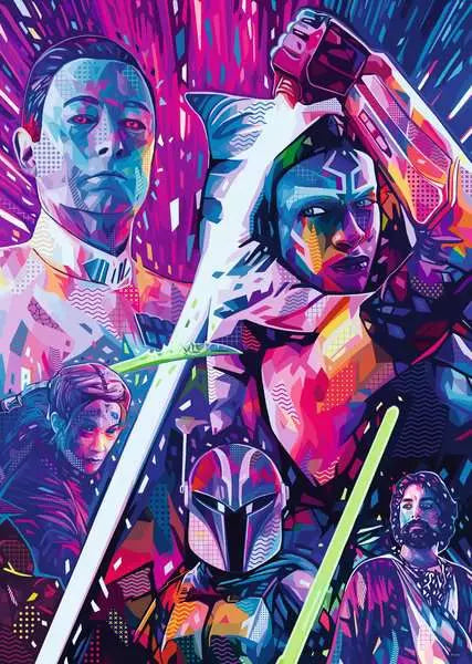 Star Wars Hyperspace Collection: Ahsoka 500 Piece Large Format by Ravensburger