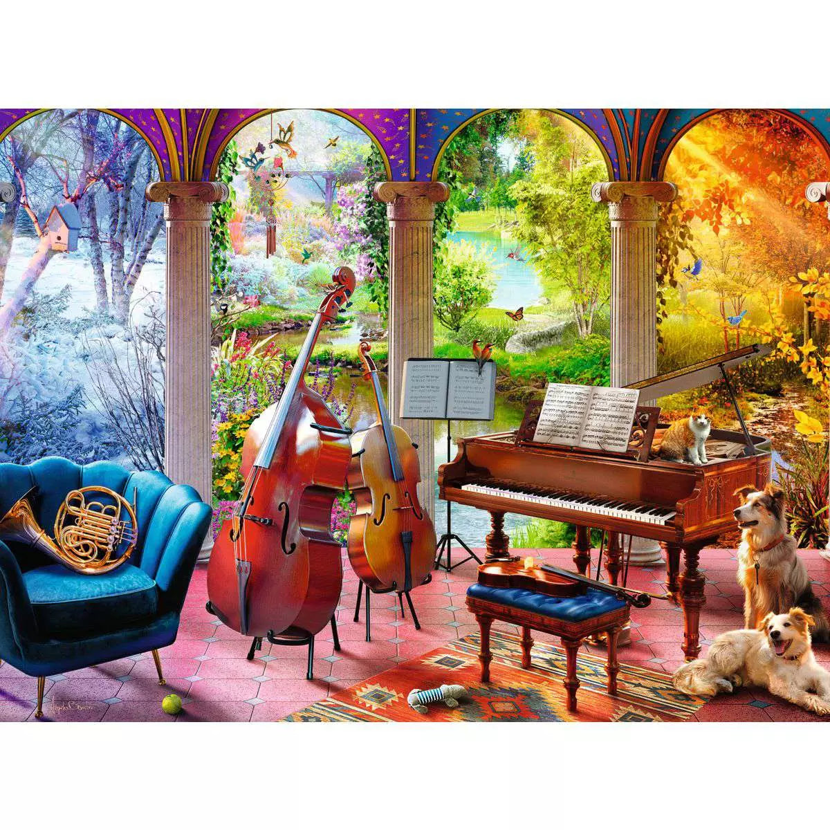 Four Seasons in Music 100 Piece Jigsaw Puzzle by Ravensburger