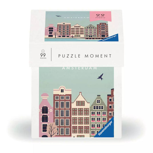 Puzzle Moment: Amsterdam 99 Piece Jigsaw Puzzle by Ravensburger - 1